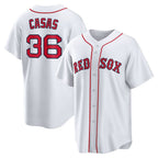 Boston Red Sox #36 Triston Casas White MWATKINS Home Replica Jersey