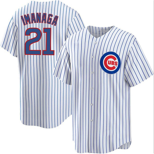 Chicago Cubs #21 Sh¨­ta Imanaga White MWATKINS Cool Base Stitched Baseball Jersey