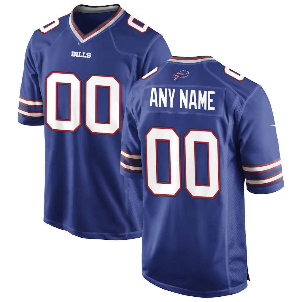 Custom B.Bills Royal MWATKINS Game Jersey