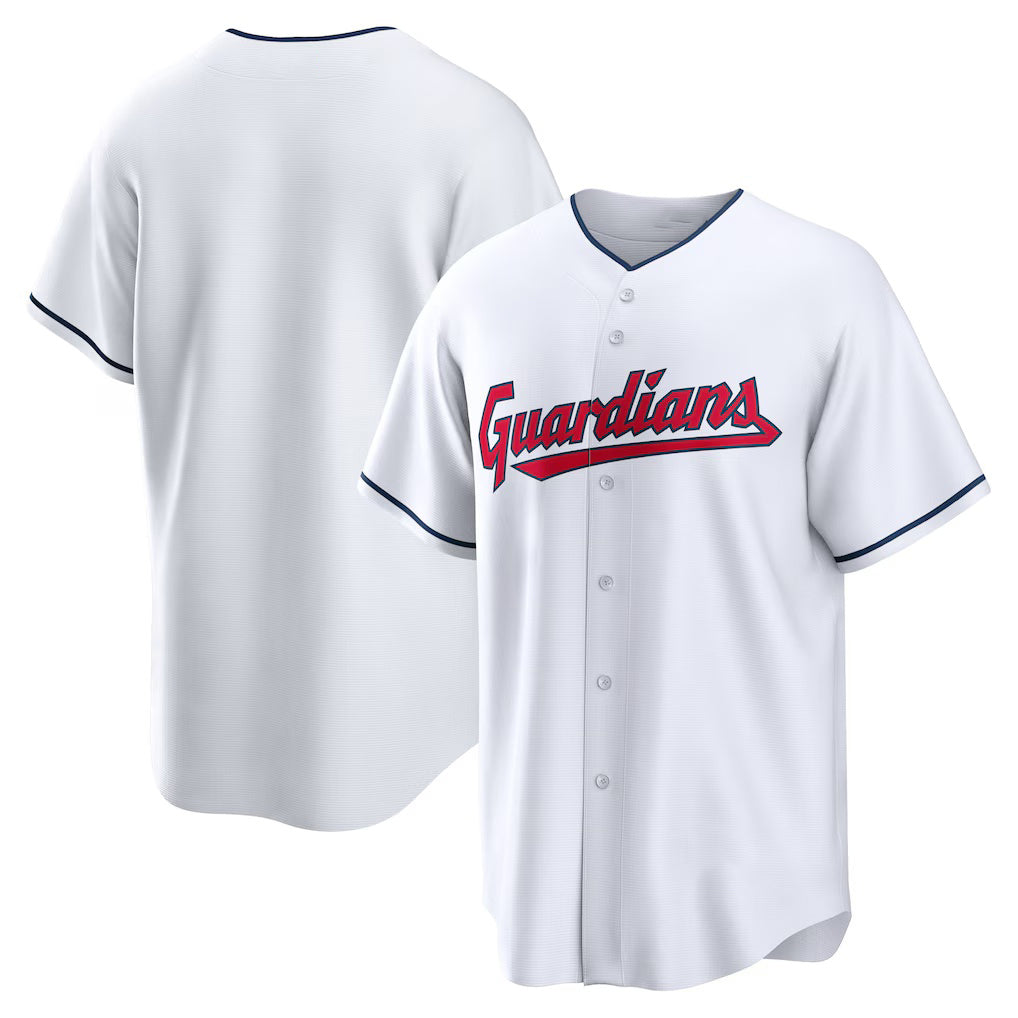 Cleveland Guardians White MWATKINS Home Blank Replica Jersey