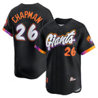 San Francisco Giants #26 Matt Chapman Black MWATKINS Anthracite 2025 City Connect Limited Jersey