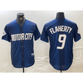 Detroit Tigers #9 Jack Flaherty 2024 Navy MWATKINS City Connect Cool Base Limited Stitched Jersey