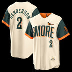Baltimore Orioles #2 Gunnar Henderson Natural MWATKINS 2026 City Connect Stadium Jersey