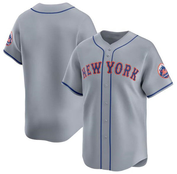 New York Mets Blank 2024 Gray MWATKINS Away Limited Stitched Jersey