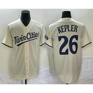 Minnesota Twins #26 Max Kepler Cream MWATKINS 2022 City Connect Cool Base Stitched Jersey