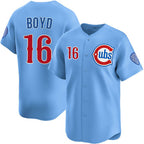 Chicago Cubs #16 Matthew Boyd Blue MWATKINS 2024-25 2nd Alternate Limited Stitched Jersey