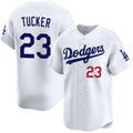 Los Angeles Dodgers #23 Kyle Tucker White MWATKINS 2026 Home Limited Stitched Jersey
