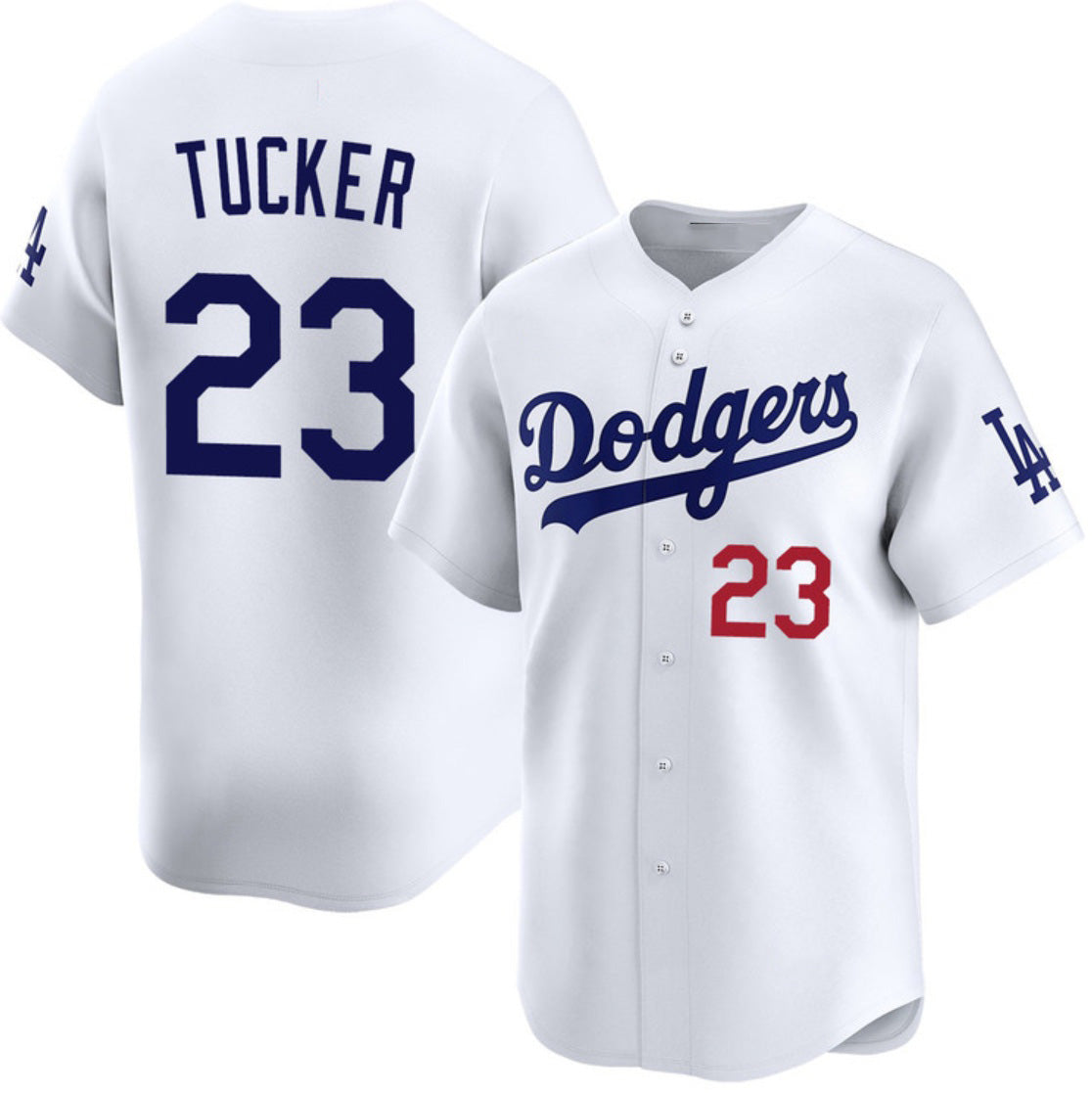 Los Angeles Dodgers #23 Kyle Tucker White MWATKINS 2026 Home Limited Stitched Jersey