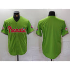 Philadelphia Phillies Blank Green MWATKINS With Patch Stitched Cool Base Jersey