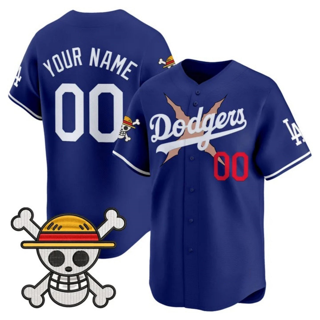 Custom Los Angeles Dodgers x One Piece Royal MWATKINS Vapor Premier Limited Jersey - Stitched