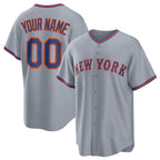 Custom New York Mets Active Player Gray MWATKINS 2025 Limited Stitched Jersey