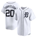 Detroit Tigers #20 Spencer Torkelson White MWATKINS Home Limited Player Jersey