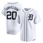 Detroit Tigers #20 Spencer Torkelson White MWATKINS Home Limited Player Jersey