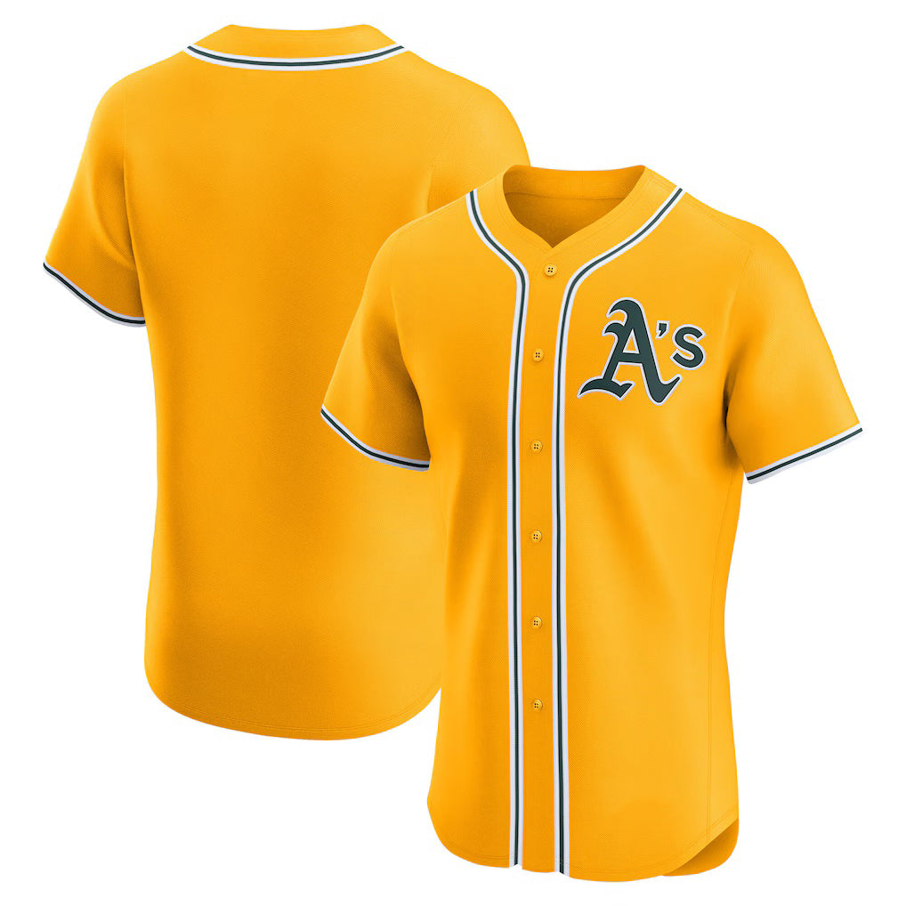 Oakland Athletics Gold MWATKINS Alternate 2 Elite Jersey