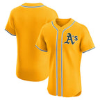Oakland Athletics Gold MWATKINS Alternate 2 Elite Jersey