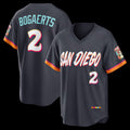 San Diego Padres #2 Xander Bogaerts Obsidian MWATKINS 2026 City Connect Stadium Jersey