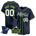 Custom Atlanta Braves Atliens Vapor Premier Limited Jersey V2 ¨C All Stitched-Navy MWATKINS