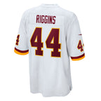 W.Football Team #44 John Riggins White MWATKINS Retired Player Game Jersey