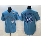 Toronto Blue Jays #39 Trey Yesavage Blue MWATKINS 2025 World Series Home Cool Base Stitched Jersey