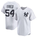 New York Yankees #54 Max Fried White MWATKINS Home Limited Player Jersey 2