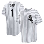 Chicago White Sox White MWATKINS #1 Dad Home Replica Jersey