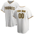 Custom San Diego Padres White MWATKINS Home Replica Jersey