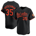 Baltimore Orioles #35 Adley Rutschman Black MWATKINS Alternate Limited Player Jersey