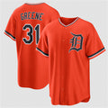 Detroit Tigers #31 Riley Greene Orange MWATKINS Alternate Stitched Jersey
