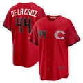 Cincinnati Reds #44 Elly De La Cruz Red MWATKINS 2026 City Connect Stadium Jersey