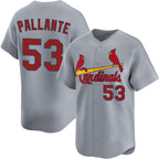 St. Louis Cardinals #53 Andre Pallante Gray MWATKINS 2024 Away Limited Stitched Jersey