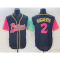 San Diego Padres #2 Xander Bogaerts Brack MWATKINS NEW 2023 City Connect Cool Base Stitched Jersey 2