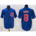 Chicago Cubs #8 Ian Happ Royal MWATKINS Cool Base Stitched Jersey