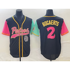 San Diego Padres #2 Xander Bogaerts Brack MWATKINS NEW 2023 City Connect Cool Base Stitched Jersey