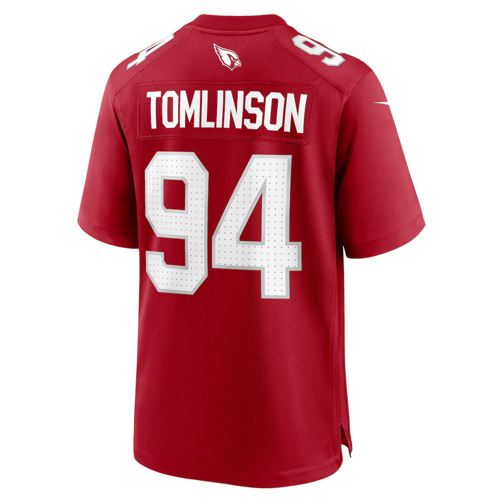 A.Cardinals #94 Dalvin Tomlinson Cardinal MWATKINS Team Game Jersey