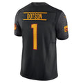 W.Commanders #1 Jahan Dotson Alternate Vapor F.U.S.E. Limited Jersey - Black MWATKINS
