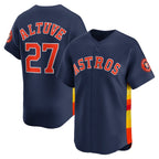 Houston Astros #27 Jose Altuve Navy MWATKINS Alternate Limited Player Jersey