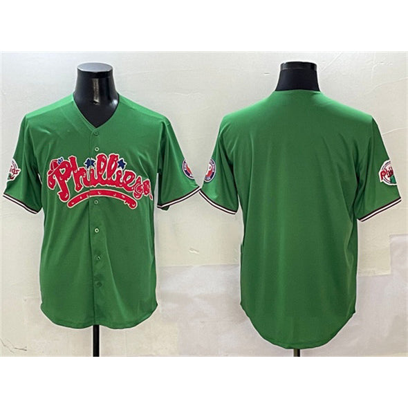 Philadelphia Phillies Blank Green MWATKINS Phanatic Limited Stitched Jersey