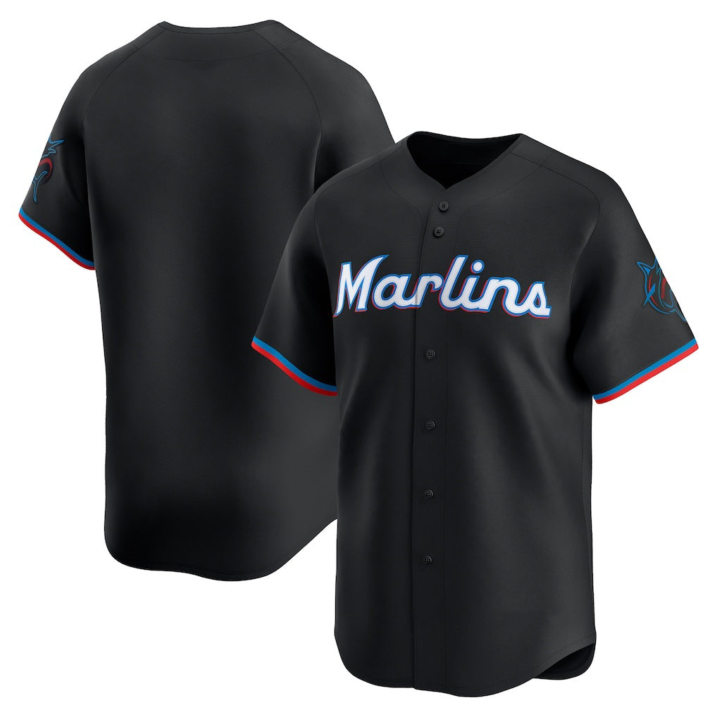 Miami Marlins Black MWATKINS Alternate Limited Jersey