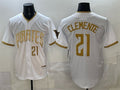 Pittsburgh Pirates #21 Roberto Clemente White MWATKINS 2026 City Connect Stadium Stitched Jersey