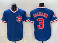Chicago Cubs #3 Alex Bregman Royal MWATKINS 150th Anniversary Throwback Vapor Limited Stitched Jersey