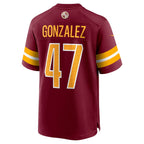 W.Commanders #47 Zane Gonzalez Burgundy MWATKINS Game Jersey