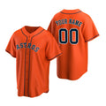 Custom Houston Astros Orange MWATKINS Stitched Cool Base Jersey