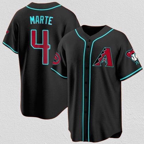 Arizona Diamondbacks #4 Ketel Marte Black MWATKINS 2024 Cool Base Stitched Jersey