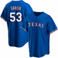 Texas Rangers #53 Adolis Garcia Blue MWATKINS Cool Base Stitched Jersey