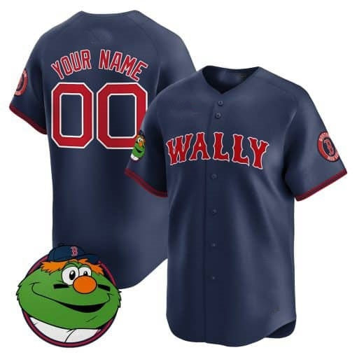 Custom Boston Red Sox Wally Vapor Premier Limited Jersey ¨C Navy MWATKINS