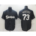 Chicago White Sox #73 Yermin Mercedes City Edition Black MWATKINS Game 2021 Jerseys
