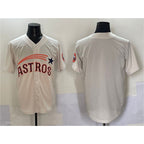 Houston Astros Blank Cream MWATKINS Throwback Cooperstown Collection Limited Stitched Jersey