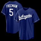 Los Angeles Dodgers #5 Freddie Freeman Royal MWATKINS Alternate Replica Jersey