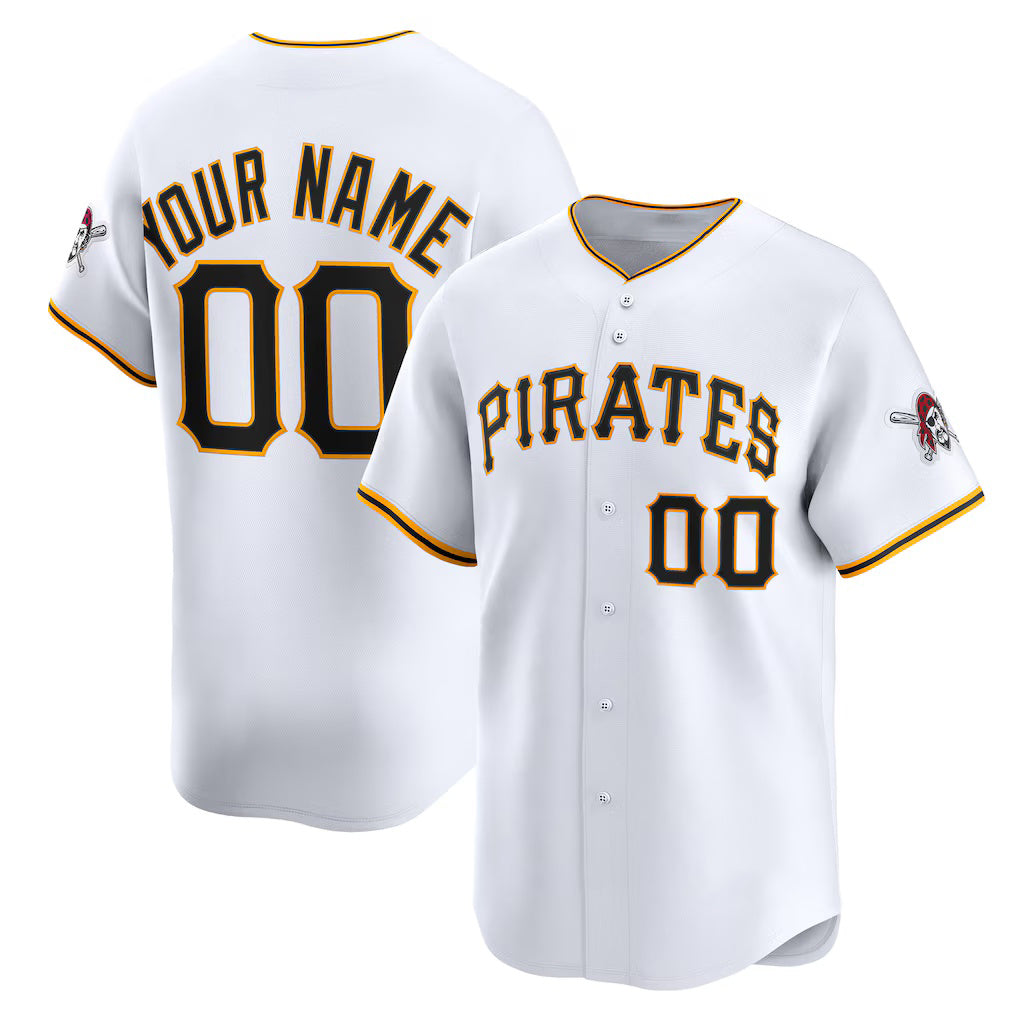 Custom Pittsburgh Pirates White MWATKINS Home Limited Jersey