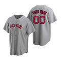 Custom Boston Red Sox Gray MWATKINS Stitched Cool Base Road Jersey